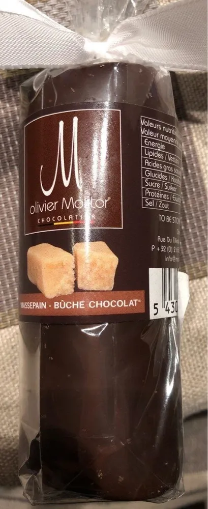 Massepain-buche chocolat
