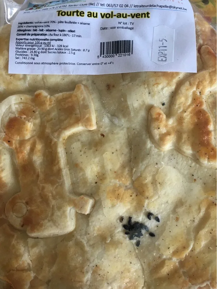 Tourte au vol au vent