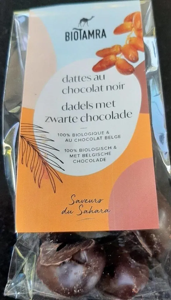 Dattes au chocolat noir