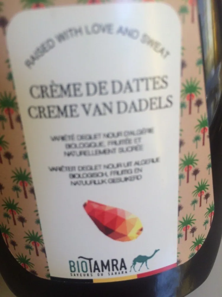 Crème de dattes
