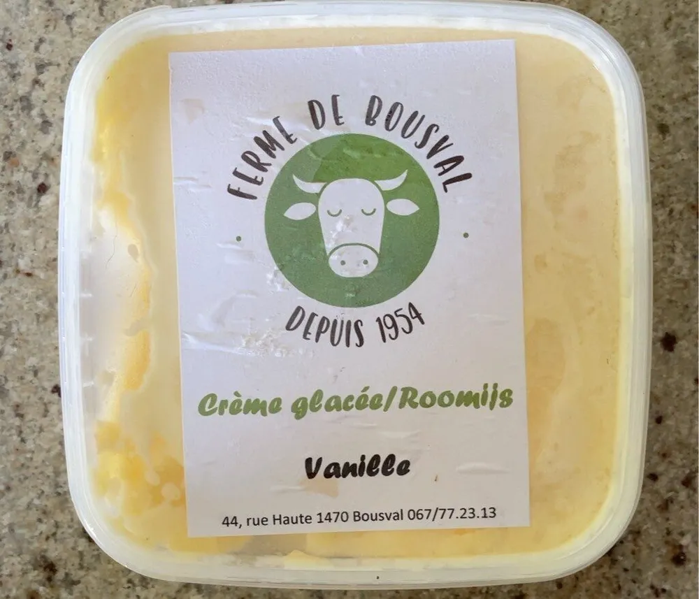 Crème glacée Vanille