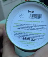 Creme glacée FRAISE
