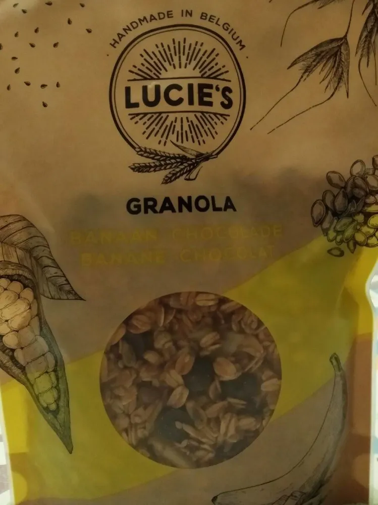 Granola banaan chocolade