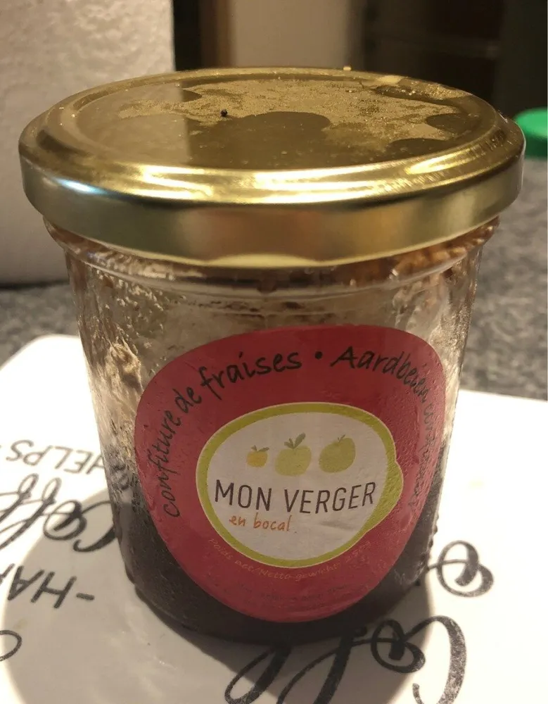 Confiture bio fraise mon verger