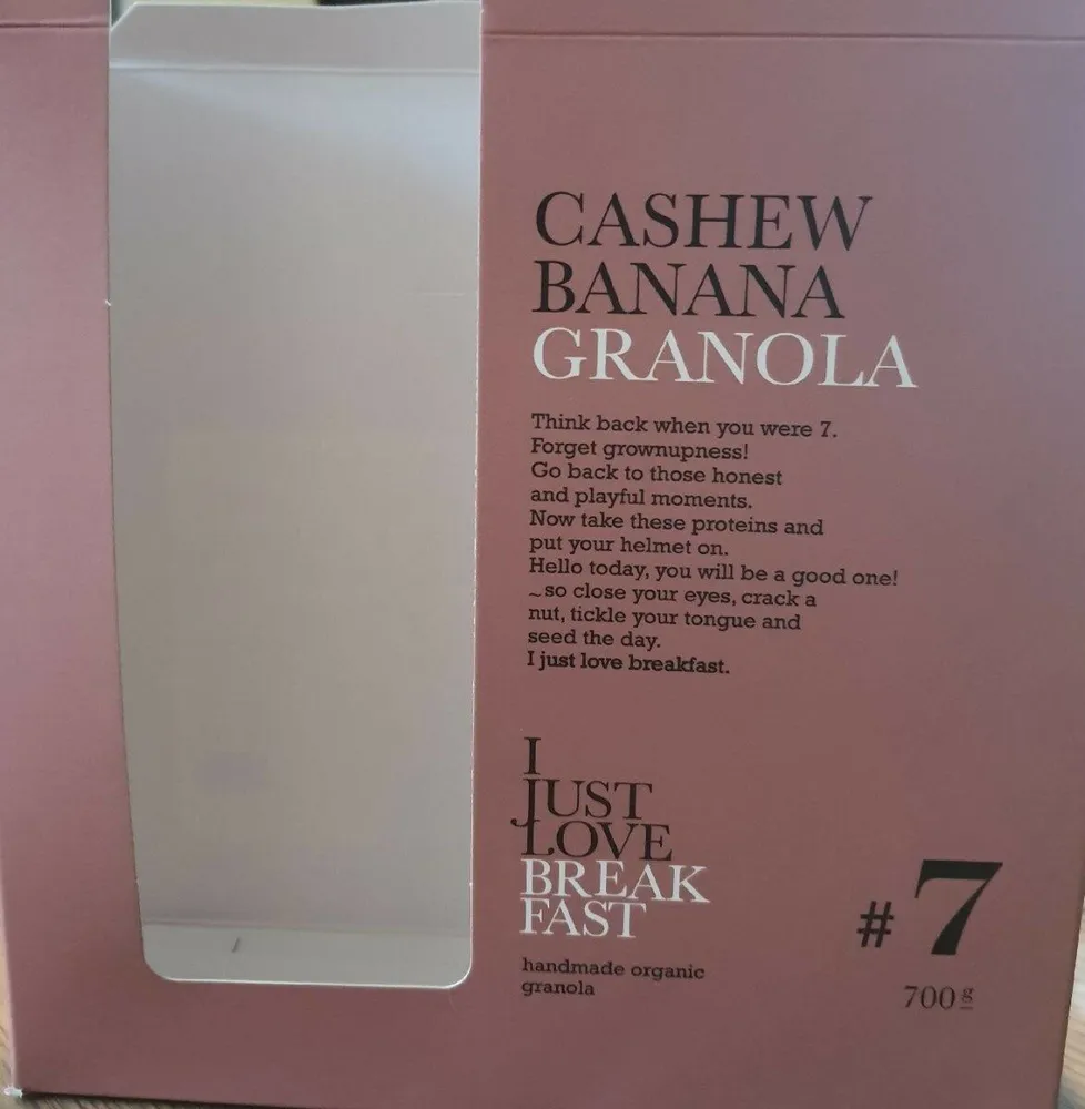 Cashew banana granola #7