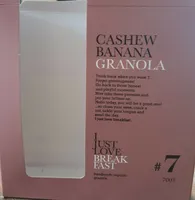 Cashew banana granola #7