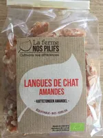 Langues de chat amandes