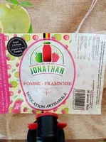Jus pomme-framboise