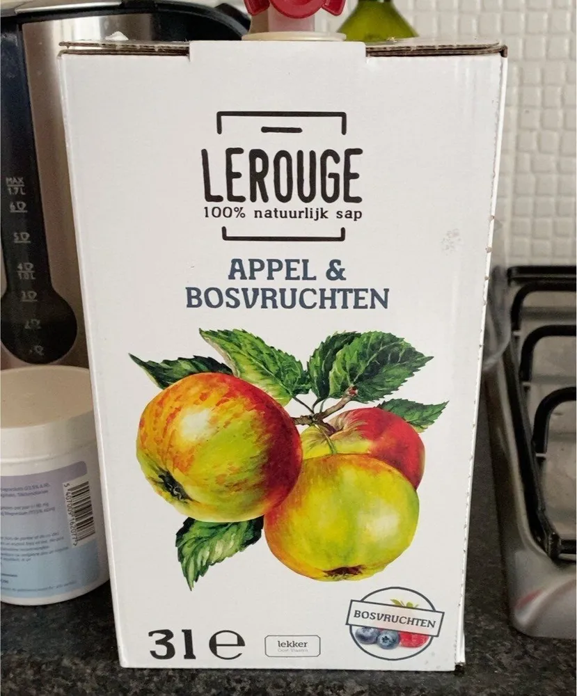Le rouge appel/bosvruchten
