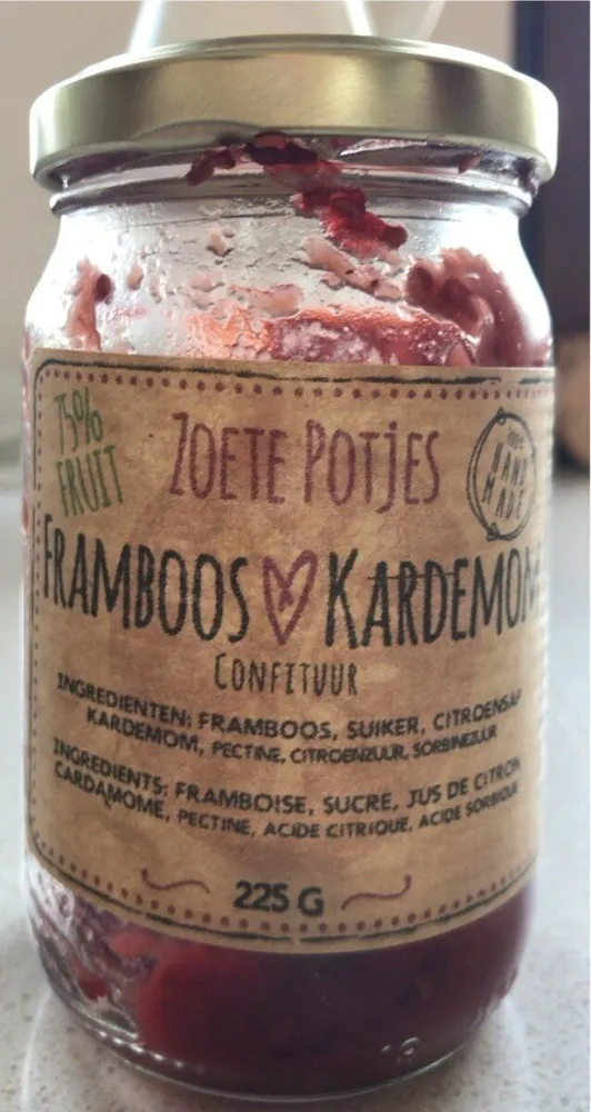 Confituur framboos kardemom