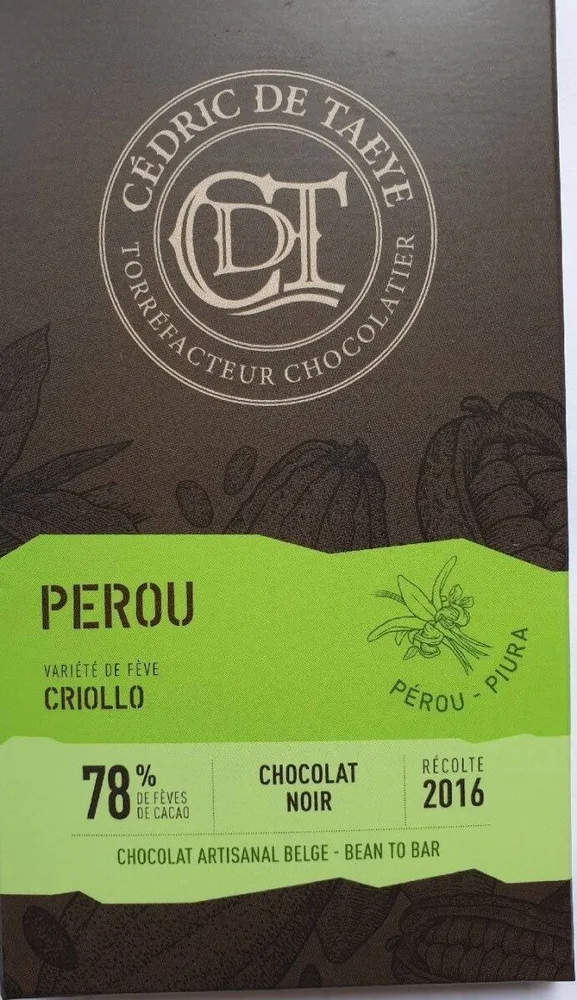 Chocolat noir 78% Pérou