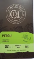 Chocolat noir 78% Pérou