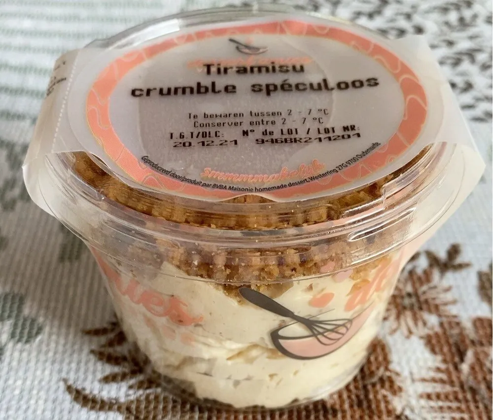 Tirmisi crumble speculoos