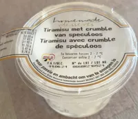 Tiramisu avec crumble de speculoos