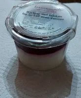 Riz au lait avec cerises