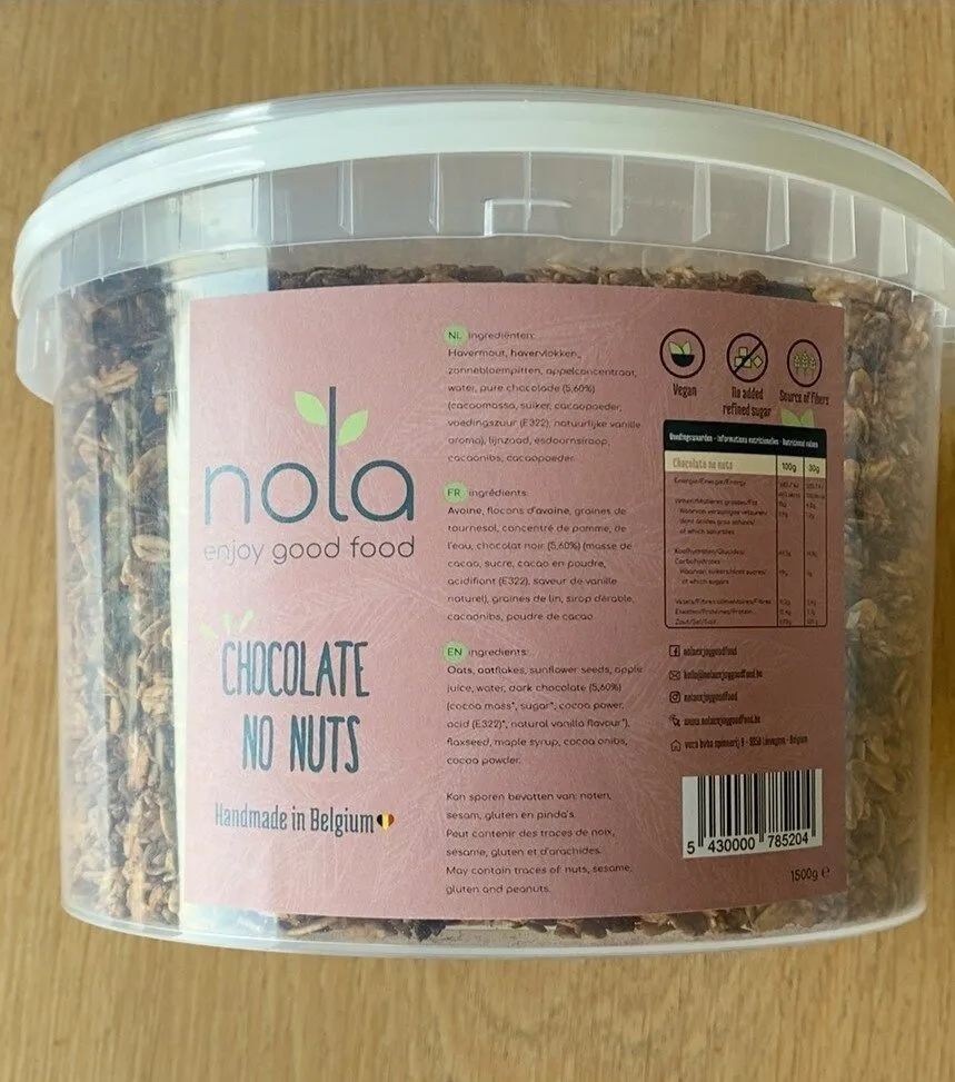 Nola chocolate no nuts