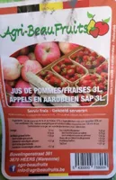 Jus de pomme et de fraise