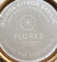 Flores Glace citron basilic quinoa