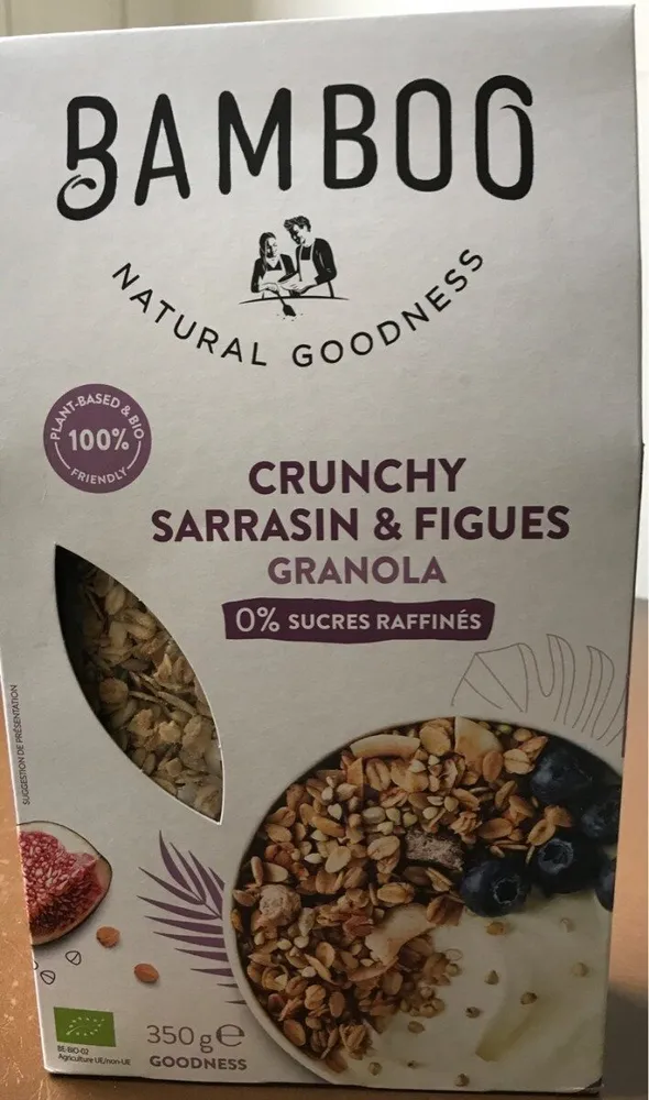 Crunchy sarrasin et figues granola