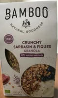 Crunchy sarrasin et figues granola