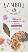 Crunchy buckwheat & figs granola
