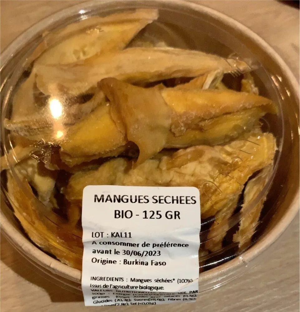 Mangues séchées bio