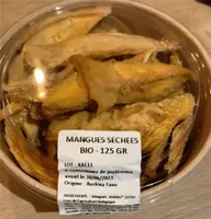 Mangues séchées bio