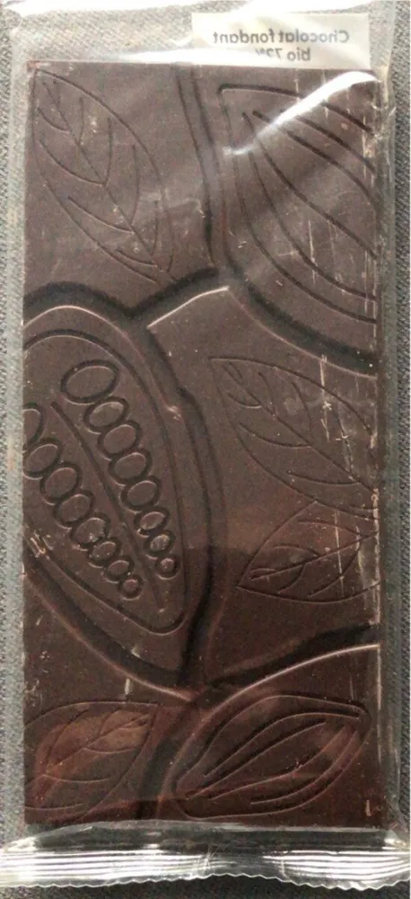 Chocolat fondant bio 72%