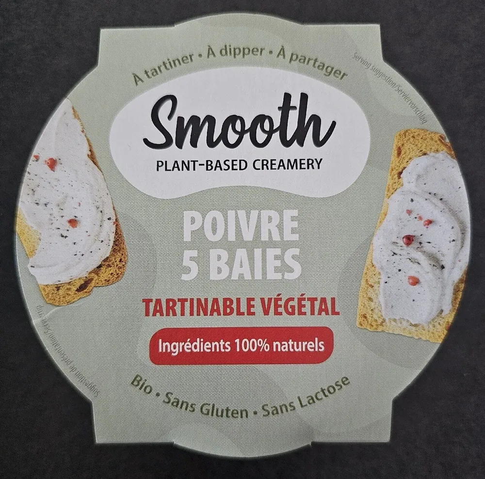 Tartinable végétal poivre 5 baies