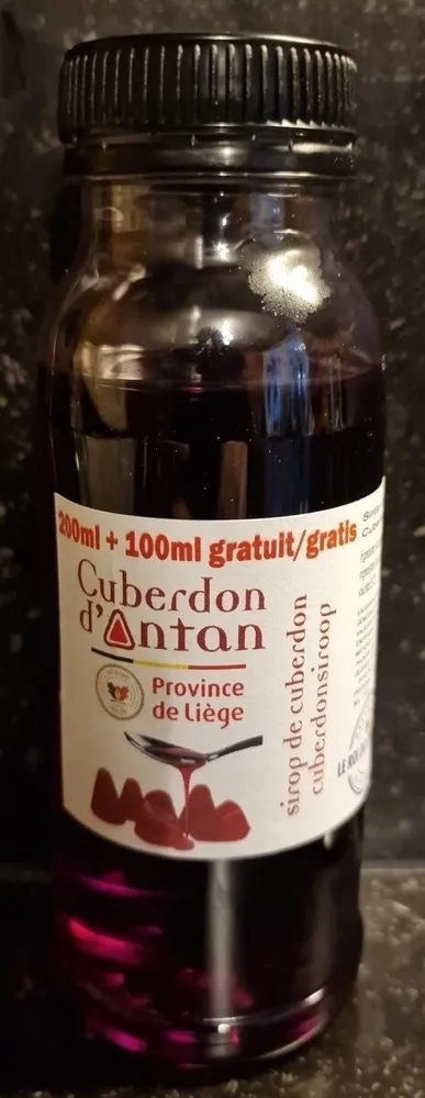 Sirop de cuberdon d'Antan