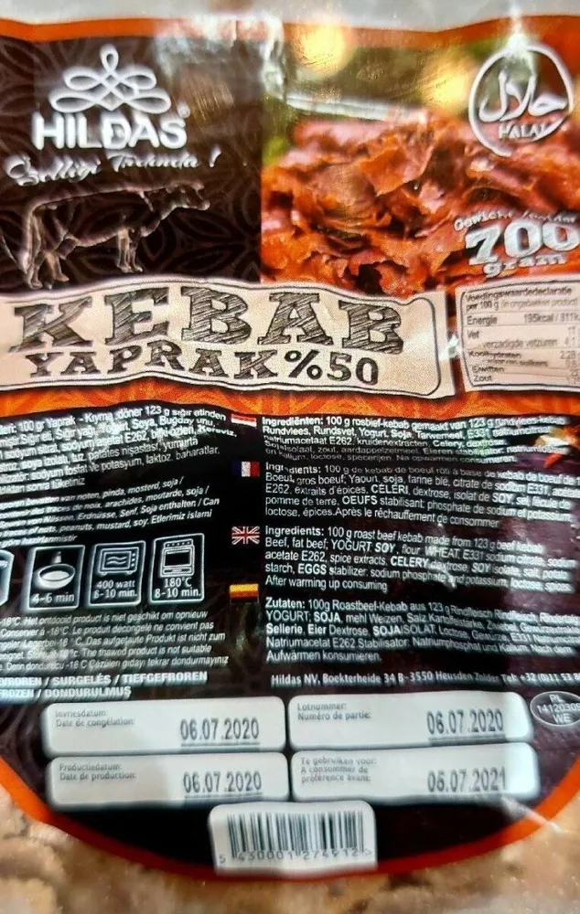 Kebab yaprak % 50