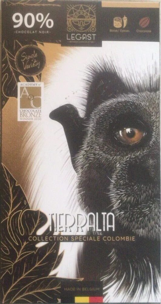 Chocolat Colombie TIERRALTA