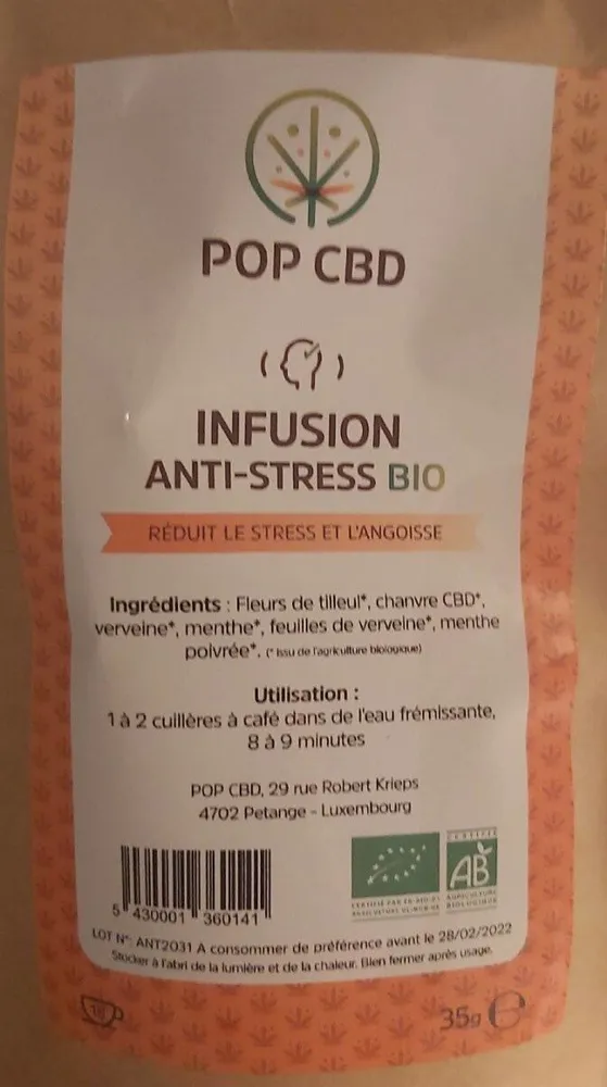 POP CBD INFUSION ANTI STRESS BIO