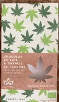 Chocolat au lait & graines de chanvre