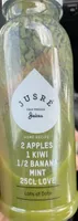 2 apples, 1 kiwi, 1/2 banana, mint