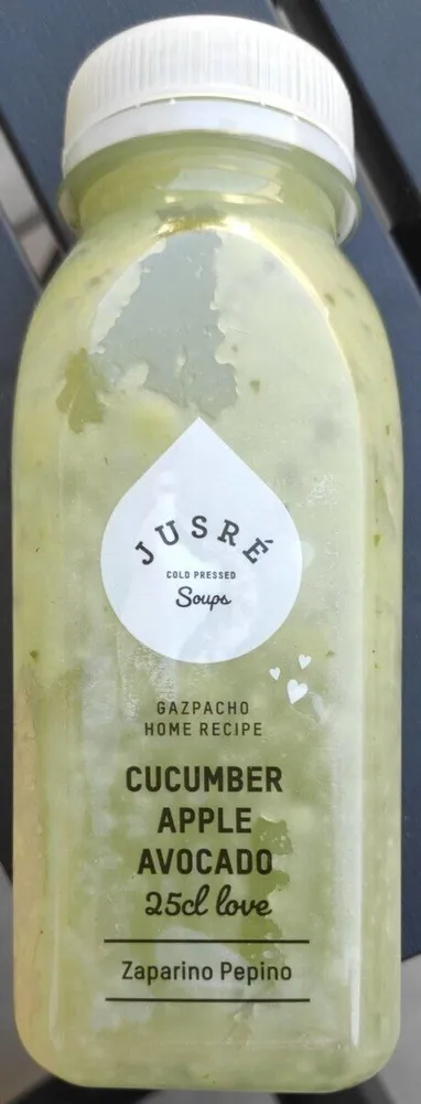 Cucumber apple avocado gazpacho