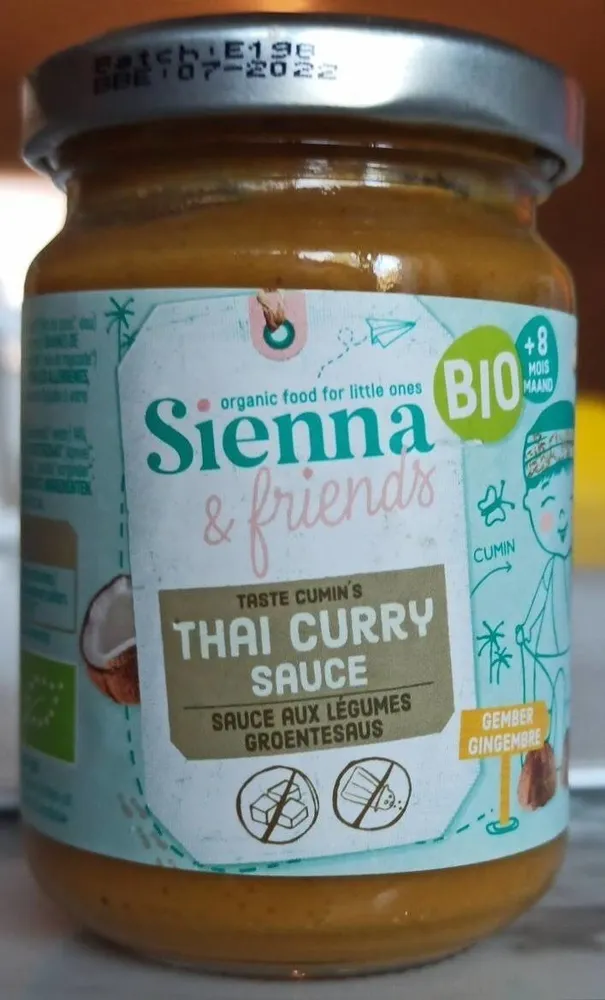 Sauce Curry Thaï aux légumes