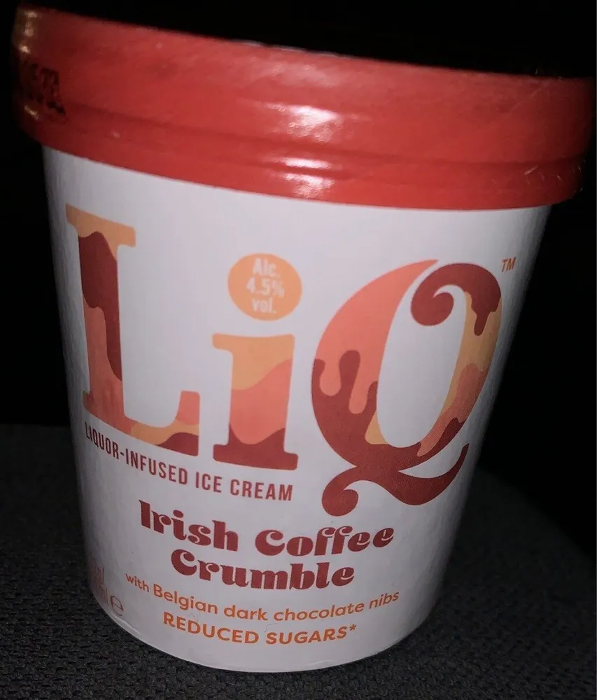 Glace irish coffee crumble