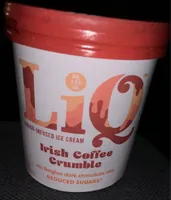 Glace irish coffee crumble
