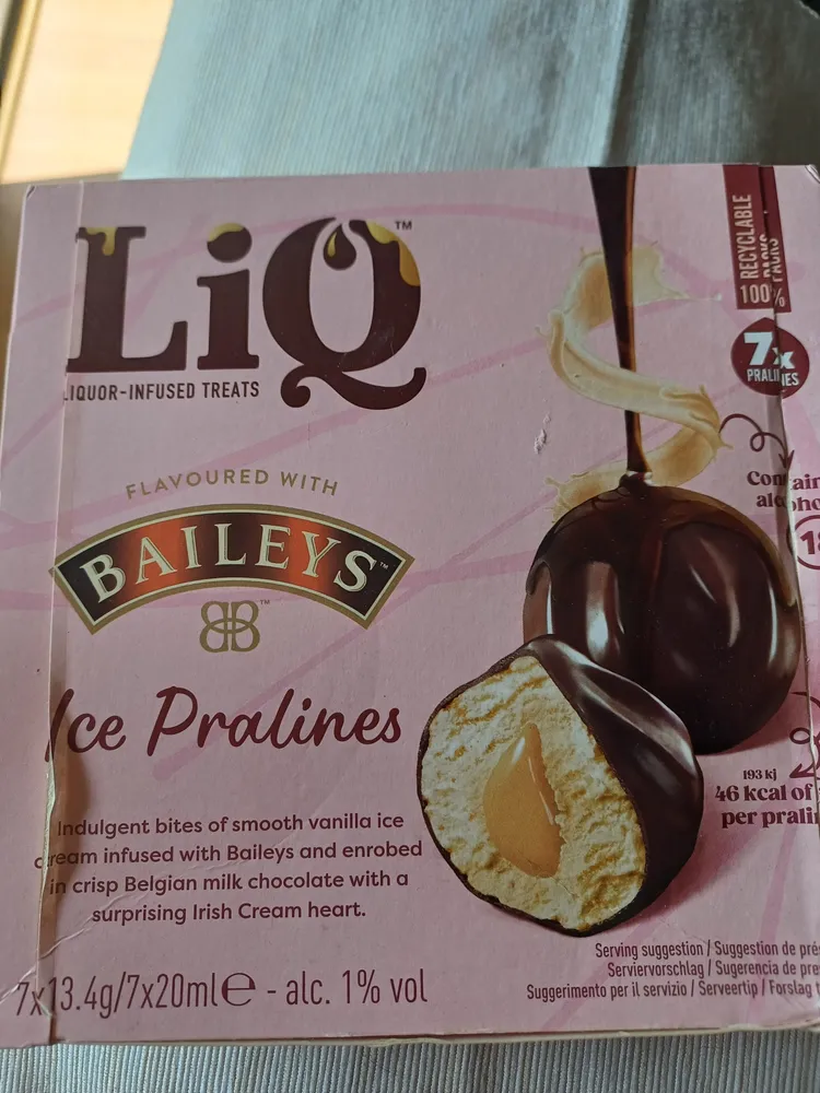 Baileys  ice pralines