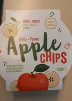 Fruit later Apple chips zoet