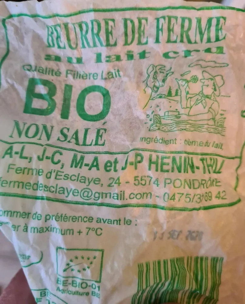 Beurre de ferme