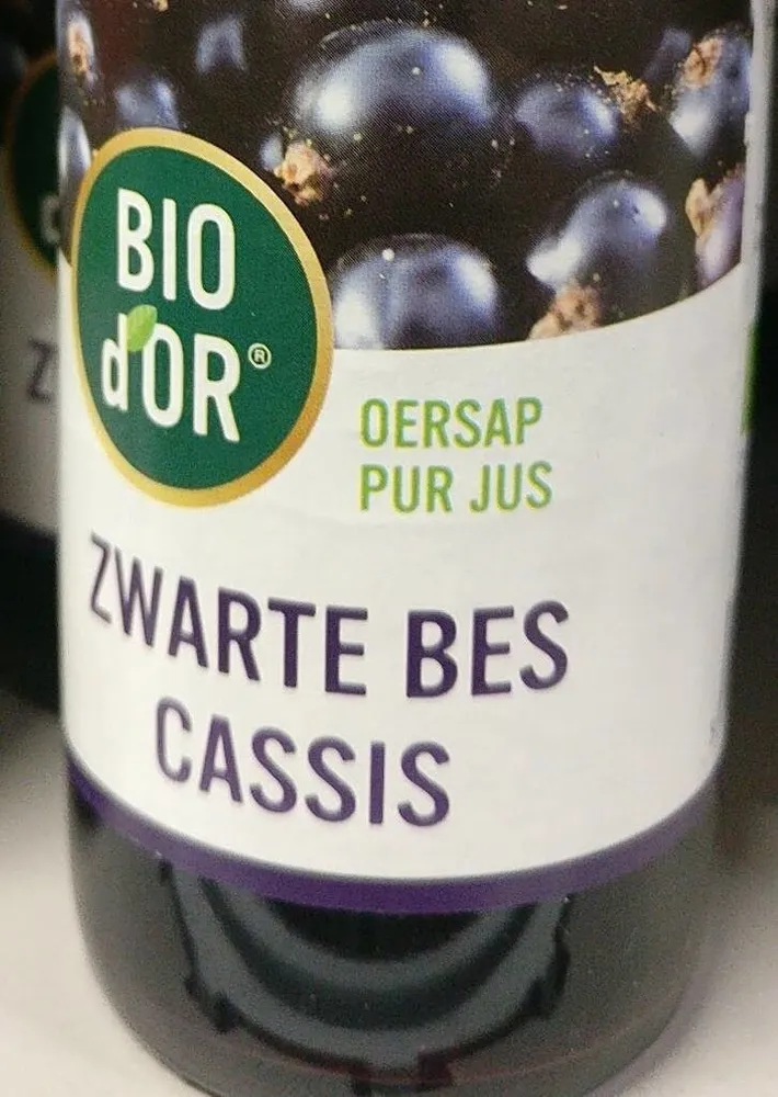 Bio d or cassis pour jus