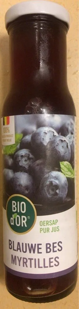 Blauwe bes oersap