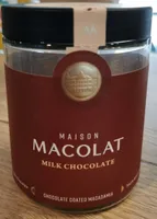 Milk chocolate coated macadamia