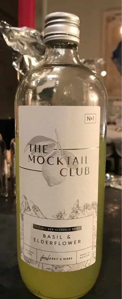 Basil & Elderflower Mocktail