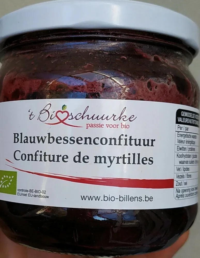 Confiture de myrtilles