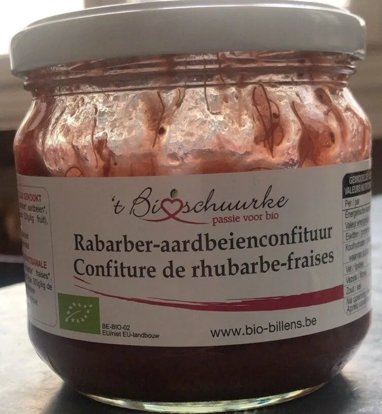 Confiture rhubarbe-fraise