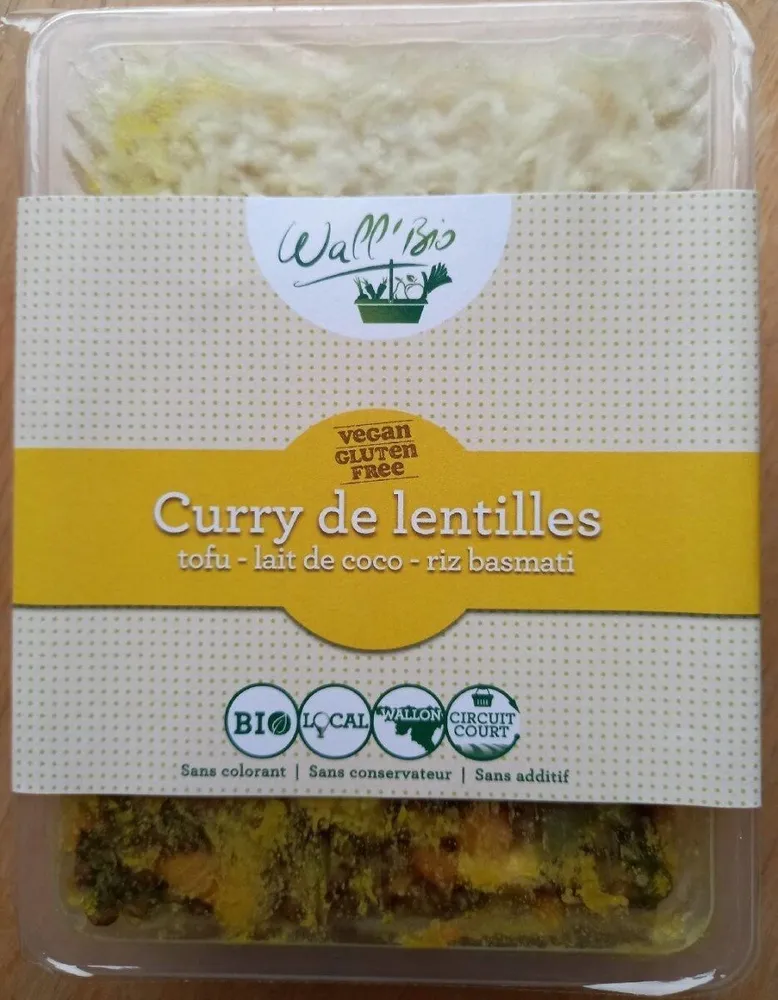 Curry de lentilles