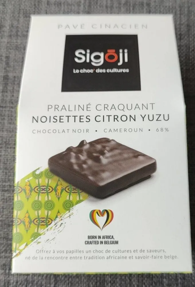Praliné craquant Noisette Citron Yuzu